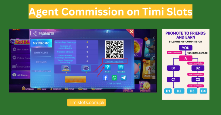 Agent Commission on Timi Slots